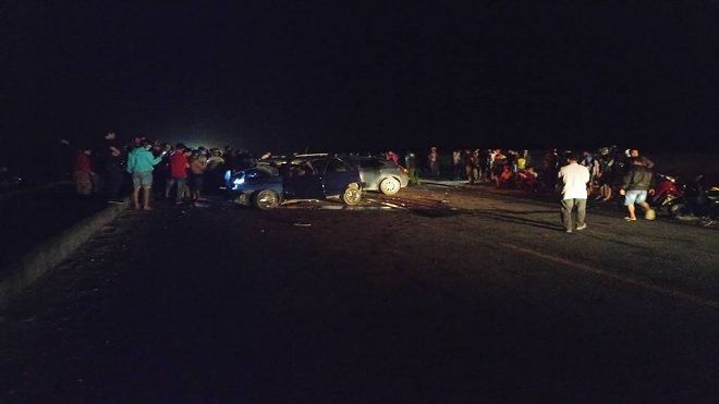 Tai nạn liên hoàn, một công an viên tử vong, 5 người bị thương