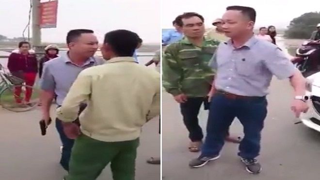 Phạt 38 triệu đồng lái xe rút súng… nhựa để uy hiếp người dân