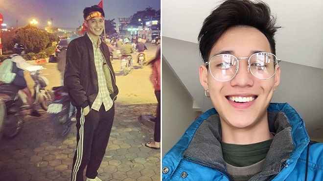 Đi cổ vũ mà còn đẹp trai hơn cả cầu thủ, bảo sao thanh niên này không hot