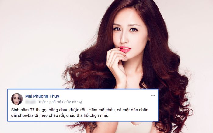 Mai Phương Thúy bày tỏ sự ngưỡng mộ, hài hước gọi thủ môn Bùi Tiến Dũng bằng… 'cháu'