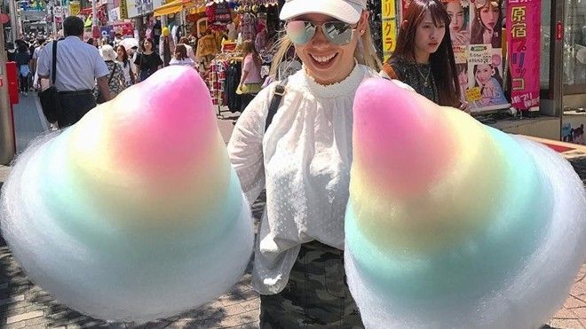 Chiêm ngưỡng chiếc kẹo bông khổng lồ ở Nhật Bản khiến ai nhìn cũng thích thú