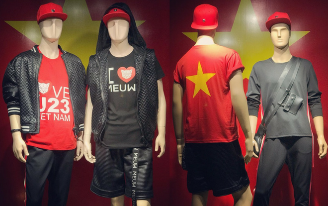Chung Thanh Phong tặng 1000 áo thun thiết kế in cờ đỏ sao vàng cổ vũ U23 Việt Nam trong trận Chung kết