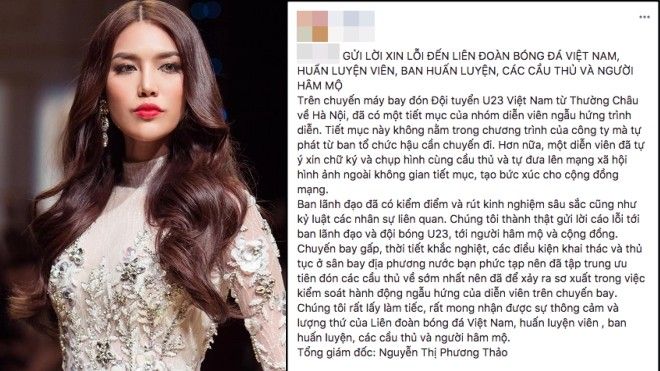 Lan Khuê bức xúc vì Vietjet Air đổ hết trách nhiệm cho người mẫu trình diễn?