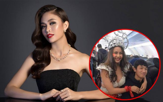 Mâu Thuỷ bức xúc khi các người mẫu trên chuyến bay đưa U23 về nước bị chỉ trích