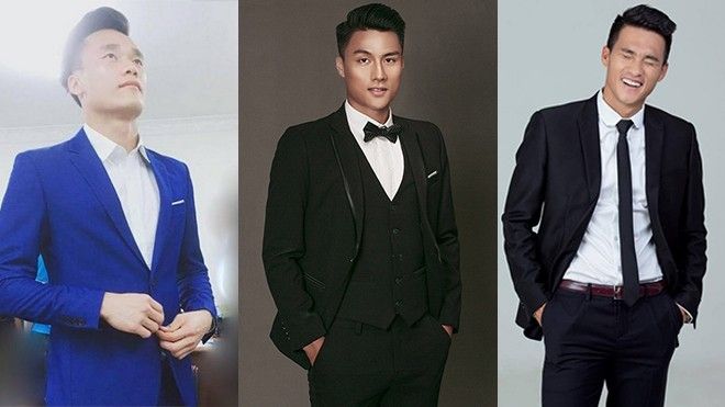 Công Vinh, Mạc Hồng Quân, Bùi Tiến Dũng cùng diện vest, ai chuẩn soái ca hơn?