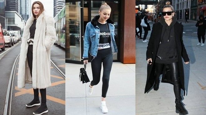 Xu hướng diện quần leggings ra phố tràn ngập từ sao Tây sang sao Việt