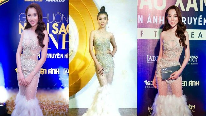 Trời rét 10 độ, Tiêu Châu Như Quỳnh vẫn bất chấp mặc lại chiếc váy 'mỏng như sương' của Hoàng Thu Thảo