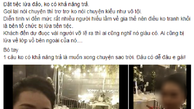 Cô gái bị tố 'sống ảo' làm ra vẻ giàu có, đặt tiệc sinh nhật hoành tráng 120 triệu đồng rồi 'bùng' tiền