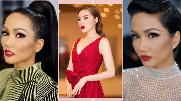 Tô son đỏ như cách của Kỳ Duyên, H'Hen Niê, chắc chắn bạn sẽ nổi bật trong 3 ngày Tết
