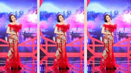 Mải mê diện đồ đỏ chói lóa 'ăn Tết sớm', Cẩm Ly bất ngờ lọt top sao mặc xấu tuần