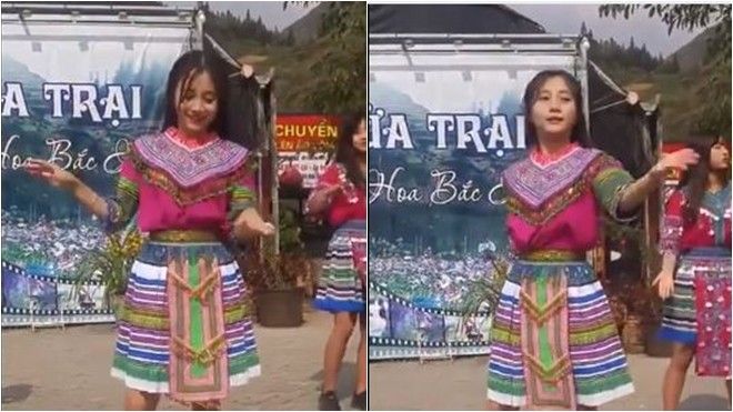 Dân mạng 'phát sốt' với clip thiếu nữ đã xinh như hoa lại còn nhảy múa cực đẹp