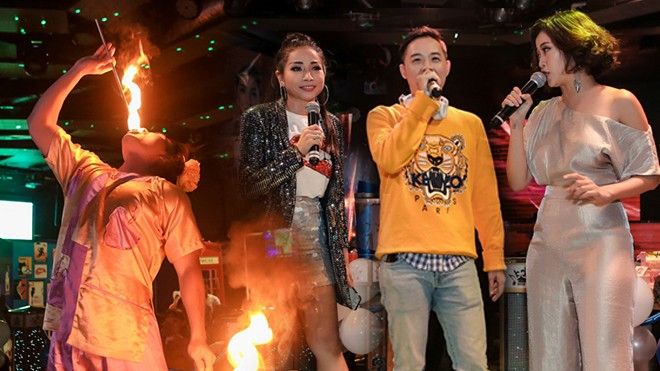 Thanh Duy - Liêu Hà Trinh siêu ‘lầy’ cùng Khả Như, Lê Dương Bảo Lâm múa lửa gây thót tim