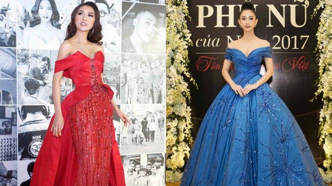 Không hẹn mà gặp, Tường Linh, Hà Thu đồng loạt diện lại váy áo cũ đi sự kiện