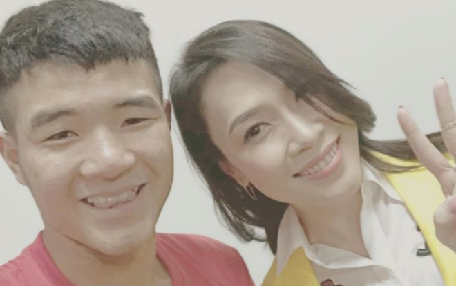 Sau Duy Mạnh - Văn Thanh, đến lượt Hà Đức Chinh U23 Việt Nam khoe ảnh selfie cùng Mỹ Tâm