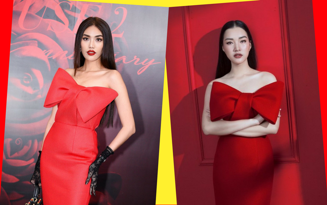 Lan Khuê 'chặt đẹp' đàn em Ngọc Trân trong lần chung đụng váy áo hiếm hoi