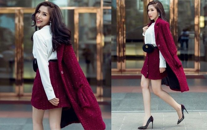 Á hậu có 'vòng ba 1 mét' xuống phố với phong cách thời trang không kém cạnh fashionista