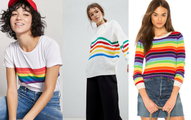 Tết 2018 đẹp rạng ngời với 16 items thời trang họa tiết cầu vòng sặc sỡ