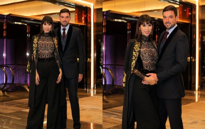 Mang bầu 5 tháng, Hà Anh vẫn diện đầm ôm khoe vòng eo 'con kiến không tưởng' tại sự kiện