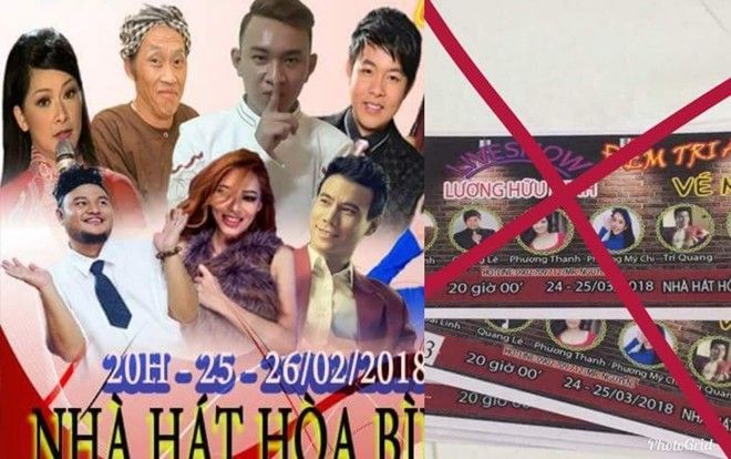 Ca sĩ vô danh mượn tên tuổi Hoài Linh, Quang Lê, Phương Thanh lừa đảo khán giả