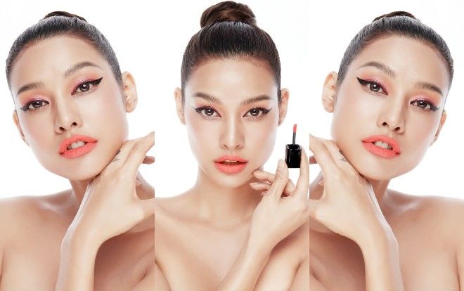 Lilly Nguyễn quyến rũ hết nấc với 6 màu son cho ngày Valentine
