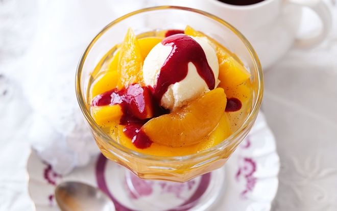 Bất ngờ khi món tráng miệng từ quả đào này lại ẩn chứa cả một câu chuyện đằng sau đó