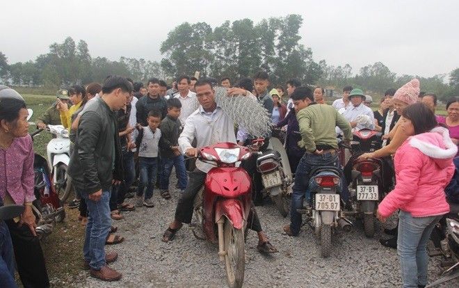 Con 'cá thần' gây xôn xao đã bị bắt: Người dân chen chân chạm vào cá cầu may, thả tiền xuống dòng kênh