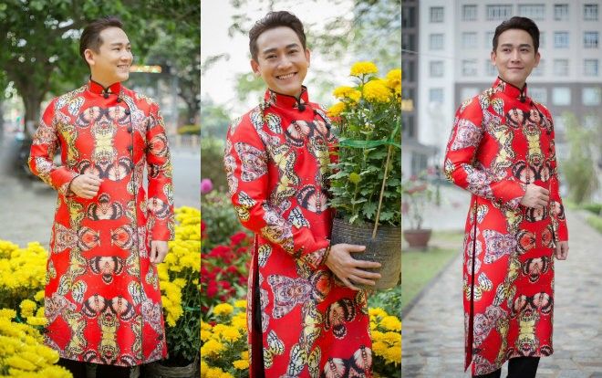 Soái ca Hứa Vĩ Văn khiến hàng loạt chị em gục ngã khi diện áo dài cách tân đầu Xuân