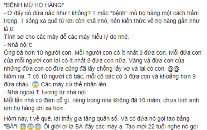 Bệnh 'mù họ hàng': Cô nàng 22 tuổi 'lão hóa' vì chưa lấy chồng đã lên chức bà