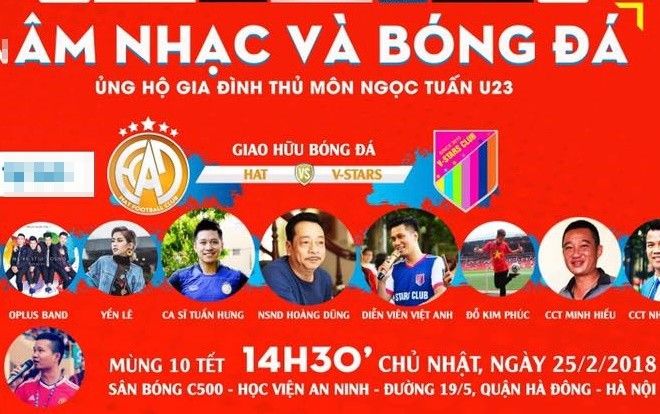 Tuấn Hưng và dàn sao 'Người phán xử' đá bóng ủng hộ thủ môn U23 Việt Nam 'cứu' mẹ