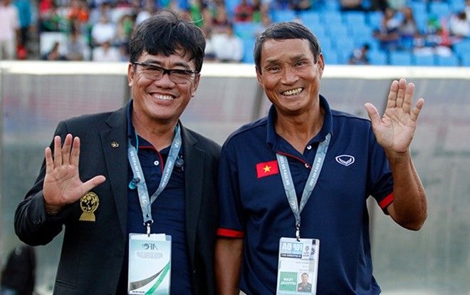 Đôi ‘thần tài’ của bóng đá Việt Nam Dương Vũ Lâm- Mai Đức Chung