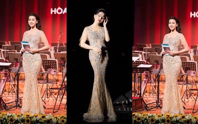 Hơn tận 15 tuổi và chỉ cao 1,55 m, Lệ Quyên vẫn 'lấn lướt' Đỗ Mỹ Linh khi 'đụng' đầm xuyên thấu