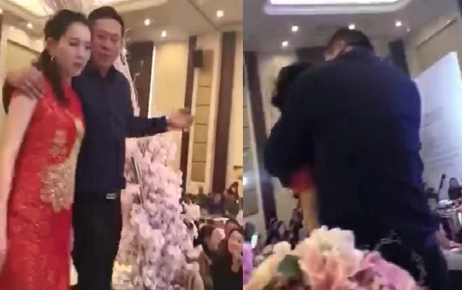 Say xỉn, bố chú rể cưỡng hôn cô dâu ngay tại lễ cưới khiến quan khách choáng váng