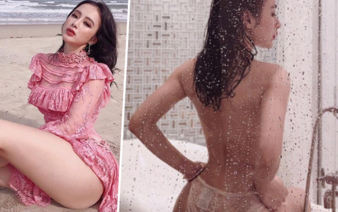 Không thua kém Ngọc Trinh, Angela Phương Trinh khoe ảnh bán nude trong nhà tắm đầy táo bạo