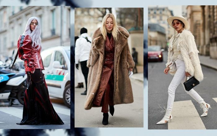 Áo khoác dáng dài, váy quét đất bắt tay nhau 'oanh tạc' street style Paris FW