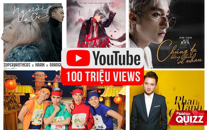 Khó qua được Quizz này nếu không chịu 'xem mòn' loạt MV trăm triệu view của Vpop