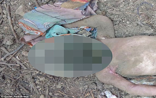 Phẫn nộ khi tìm thấy thi thể trẻ sơ sinh trong đống phân bò