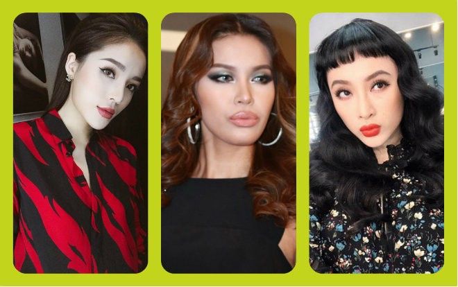 Những người đẹp 'đoạn tuyệt' với môi mỏng dính để tìm đến môi tều căng mọng