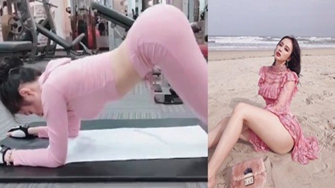 Hướng dẫn tập gym khó hiểu, Angela Phương Trinh bị nghi phẫu thuật thẩm mỹ vòng 3