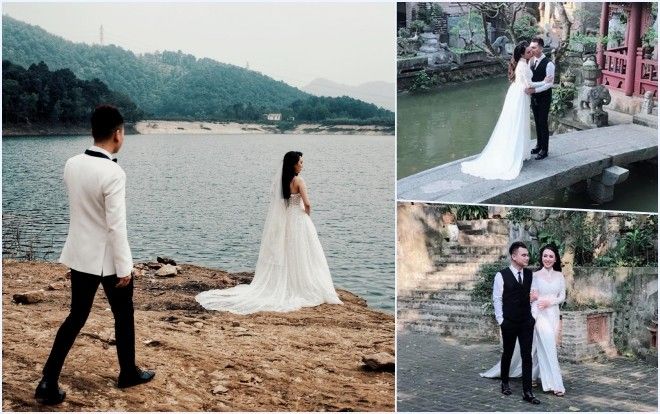 Hé lộ hậu trường chụp ảnh cưới tình tứ của Khắc Việt và bạn gái DJ