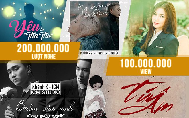 Đây là 5 sản phẩm Vpop 2017 mà qua 2018 vẫn lập kỉ lục đều đều