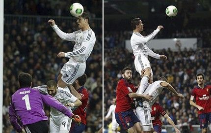 Những pha bay người đánh đầu ghi bàn như 'siêu nhân' của Ronaldo