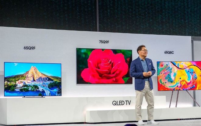 Samsung vừa chính thức ra mắt các dòng sản phẩm TV QLED 2018