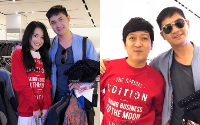 Diện đồ đôi nhưng Trường Giang - Nhã Phương nhất quyết không chịu chụp ảnh chung vì lý do này