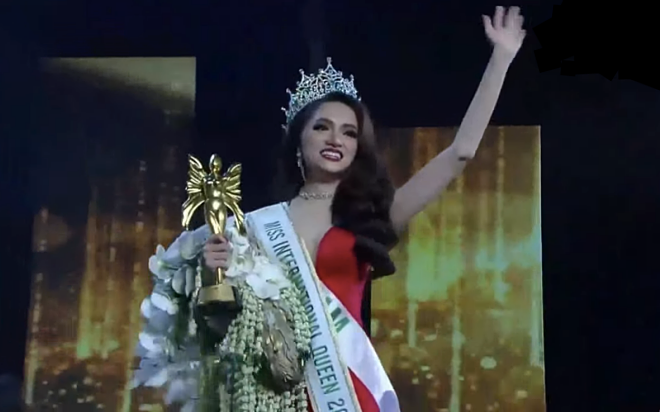 HOT: Bạn biết chứ, Hương Giang vừa chính thức đăng quang Hoa hậu Chuyển giới Quốc tế 2018