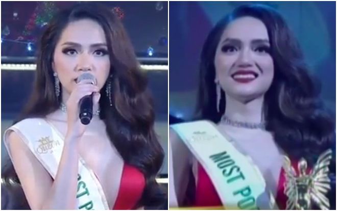 Trọn vẹn hai câu trả lời ứng xử hùng hồn bằng tiếng mẹ đẻ giúp Hương Giang Idol đăng quang hoa hậu