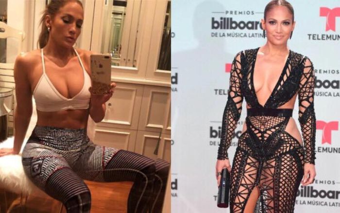 Bí mật vòng eo 6 múi ở tuổi 50 của Jennifer Lopez