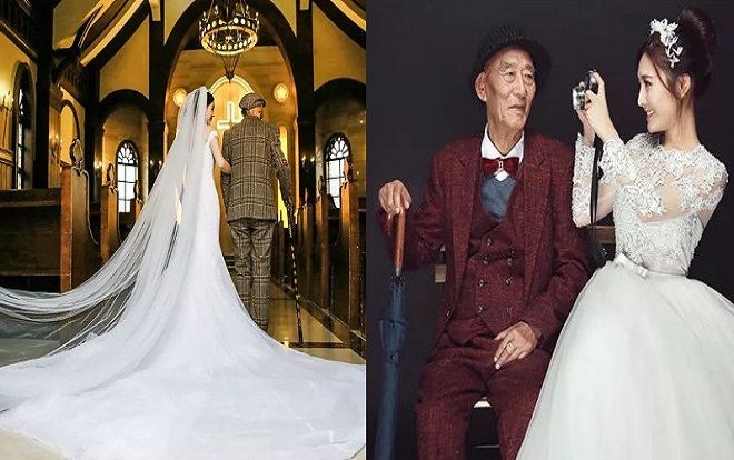 Xúc động bộ ảnh cưới của cháu gái cùng ông nội vì lý do đau lòng