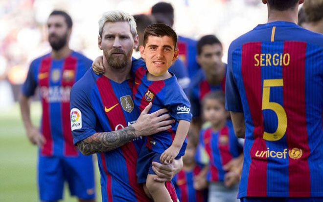 Cư dân mạng phát cuồng với bàn thắng cực nhanh của Messi và  2 lần 'sỉ nhục' Courtois