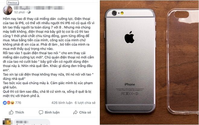 Cô gái đăng đàn kể chuyện bị chủ quán miệt thị vì 2018 mà vẫn dùng iPhone 6 khiến cộng đồng mạng tranh cãi dữ dội