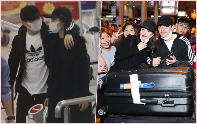 Đông Nhi - Ông Cao Thắng tình tứ khoác vai, được fan đón chào nồng nhiệt sau chuyến lưu diễn tại Mỹ